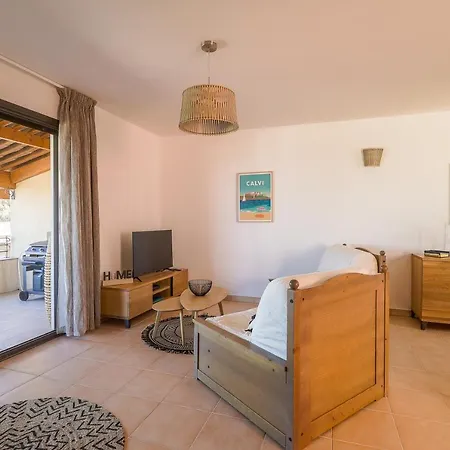 Maison Mitoyenne Vue Wifi Proche L'ile Rousse