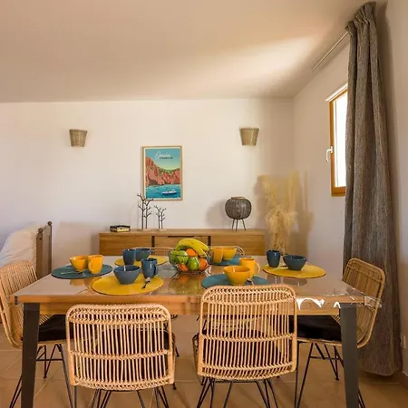Maison Mitoyenne Vue Wifi Proche L'ile Rousse Apartamento Belgodère